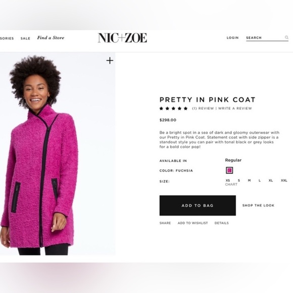 🎉HP🎉 NWOT Pretty In Pink Coat - Picture 2 of 7